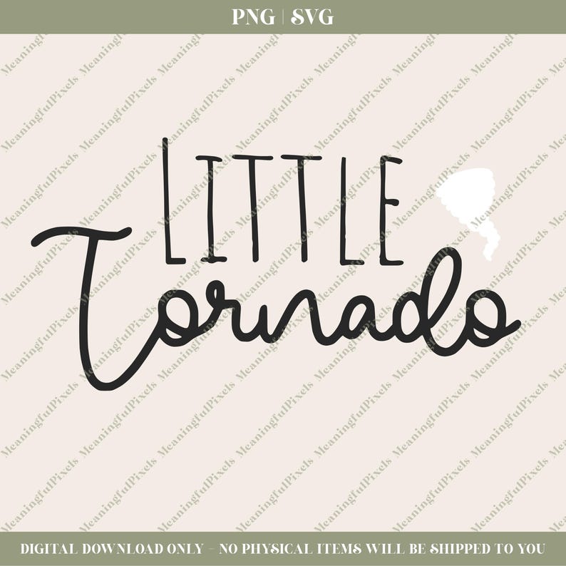 Little Tornado SVG & PNG - Etsy