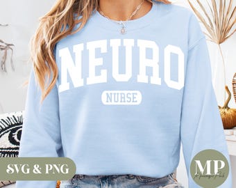 Enfermera neurológica / Enfermera de neurociencias SVG y PNG