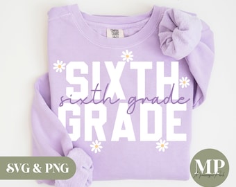 Sixth Grade SVG & PNG