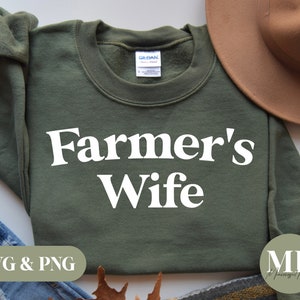 Farmer&#39;s Wife SVG & PNG