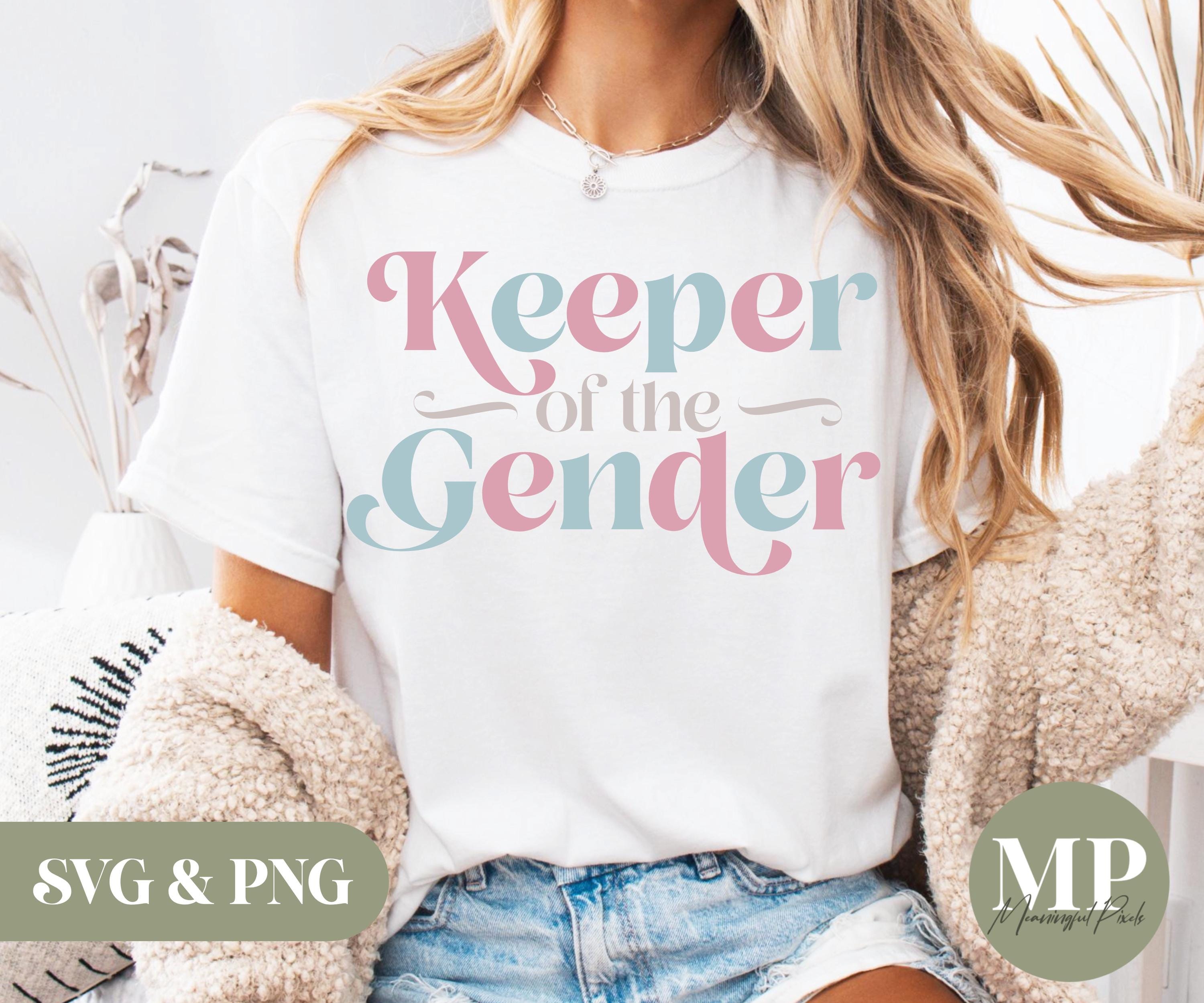 Keeper Of The Gender | Funny Gender Reveal/Pregnancy SVG & PNG