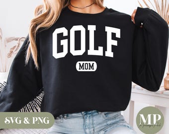 Golf Mom SVG & PNG