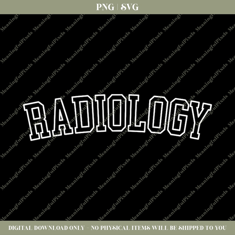 Radiology SVG & PNG Etsy
