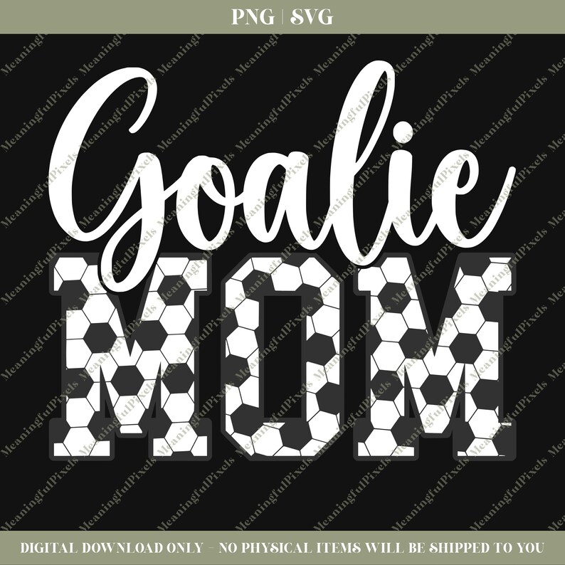 Goalie Script Goalie Mom SVG & PNG - Etsy