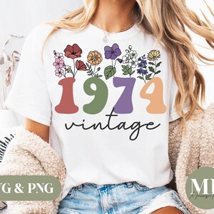 Vintage 1974 SVG & PNG