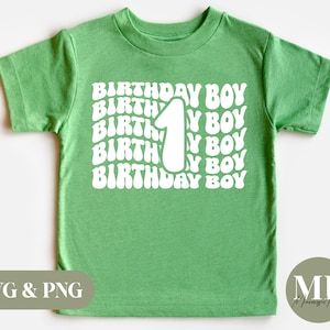 Garçon d'anniversaire | Un an | 1er anniversaire SVG et PNG