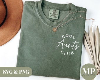 Cool Aunts Club / Zia SVG e PNG