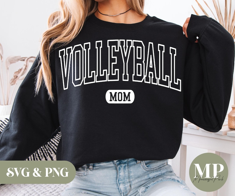 Volleyball | Volleyball Mom SVG & PNG image 1