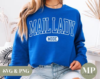 Mode dame au courrier SVG et PNG