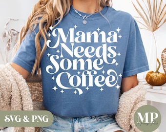 Mama Needs Some Coffee SVG & PNG