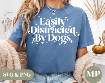 Facilmente distratto dai cani SVG e PNG