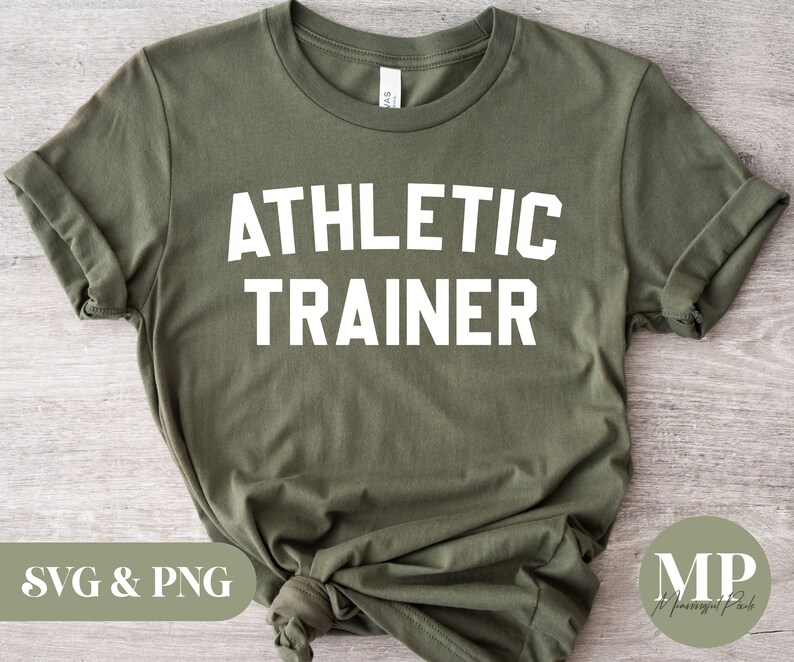 Athletic Trainer SVG & PNG - Etsy