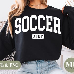 Soccer Aunt SVG & PNG