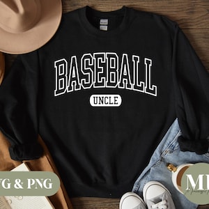 Baseball Uncle SVG & PNG