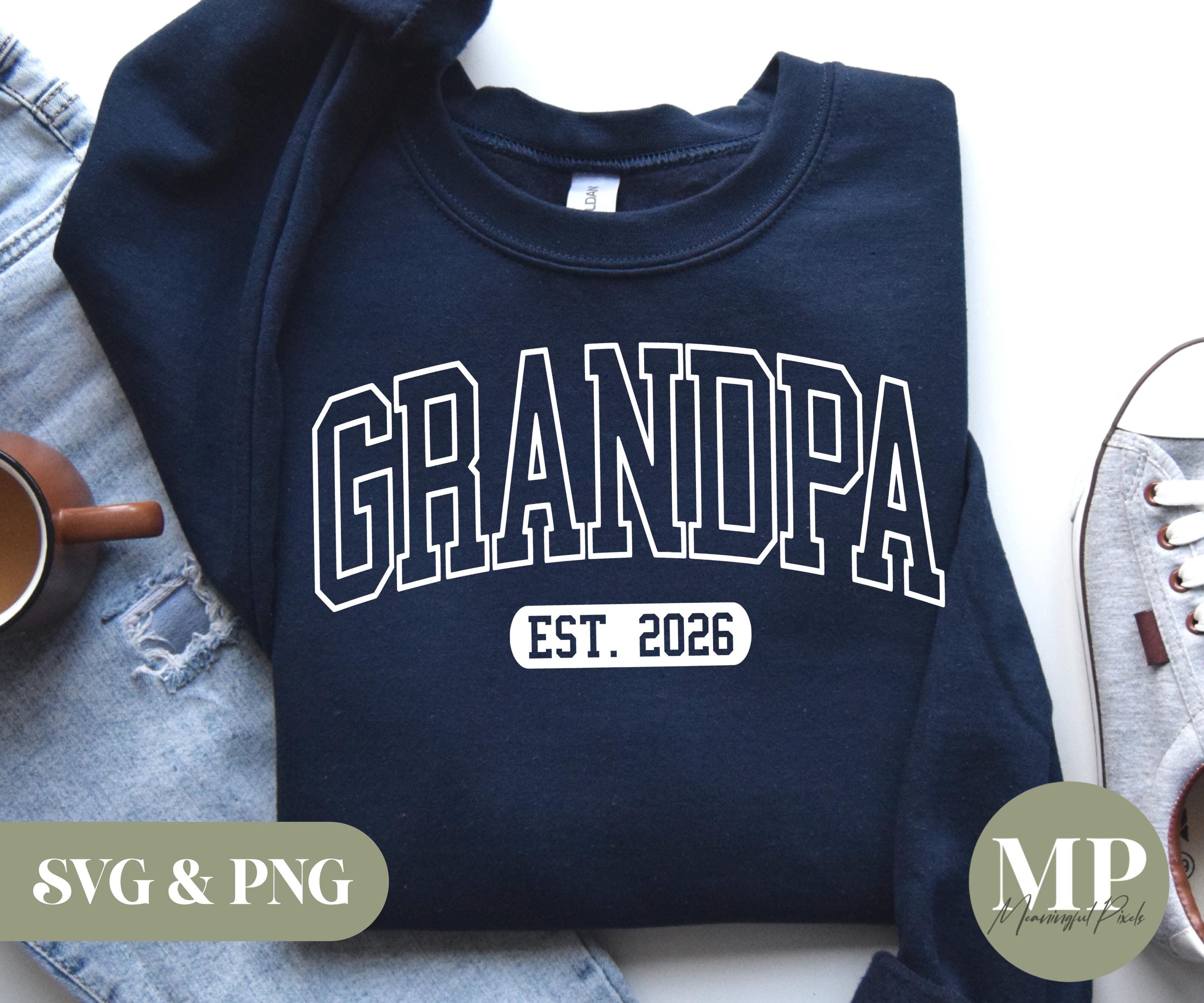 Grandpa Est. 2026 SVG & PNG - Etsy
