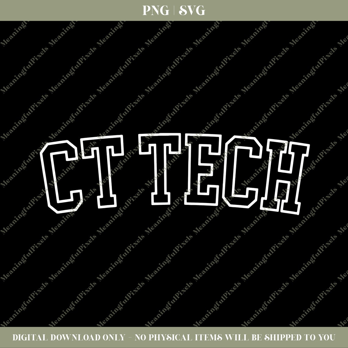 Ct Tech Sign CT Tech SVG & PNG - Etsy