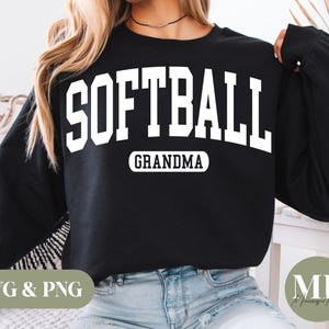 Softball Grandma SVG & PNG