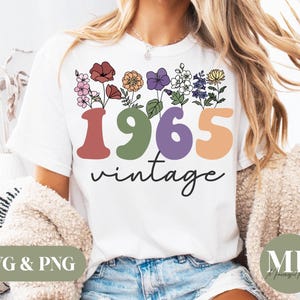 Vintage 1965 SVG & PNG