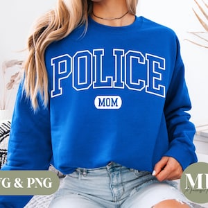 Police Mom SVG & PNG