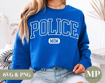 Police Mom SVG & PNG