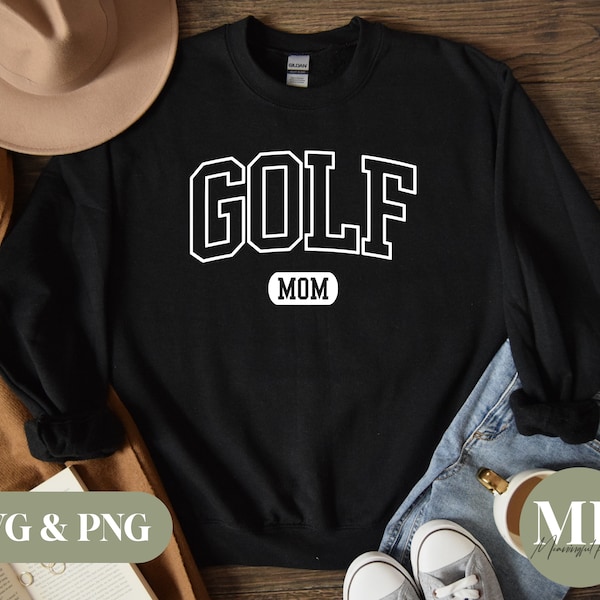 Golf Mom SVG & PNG