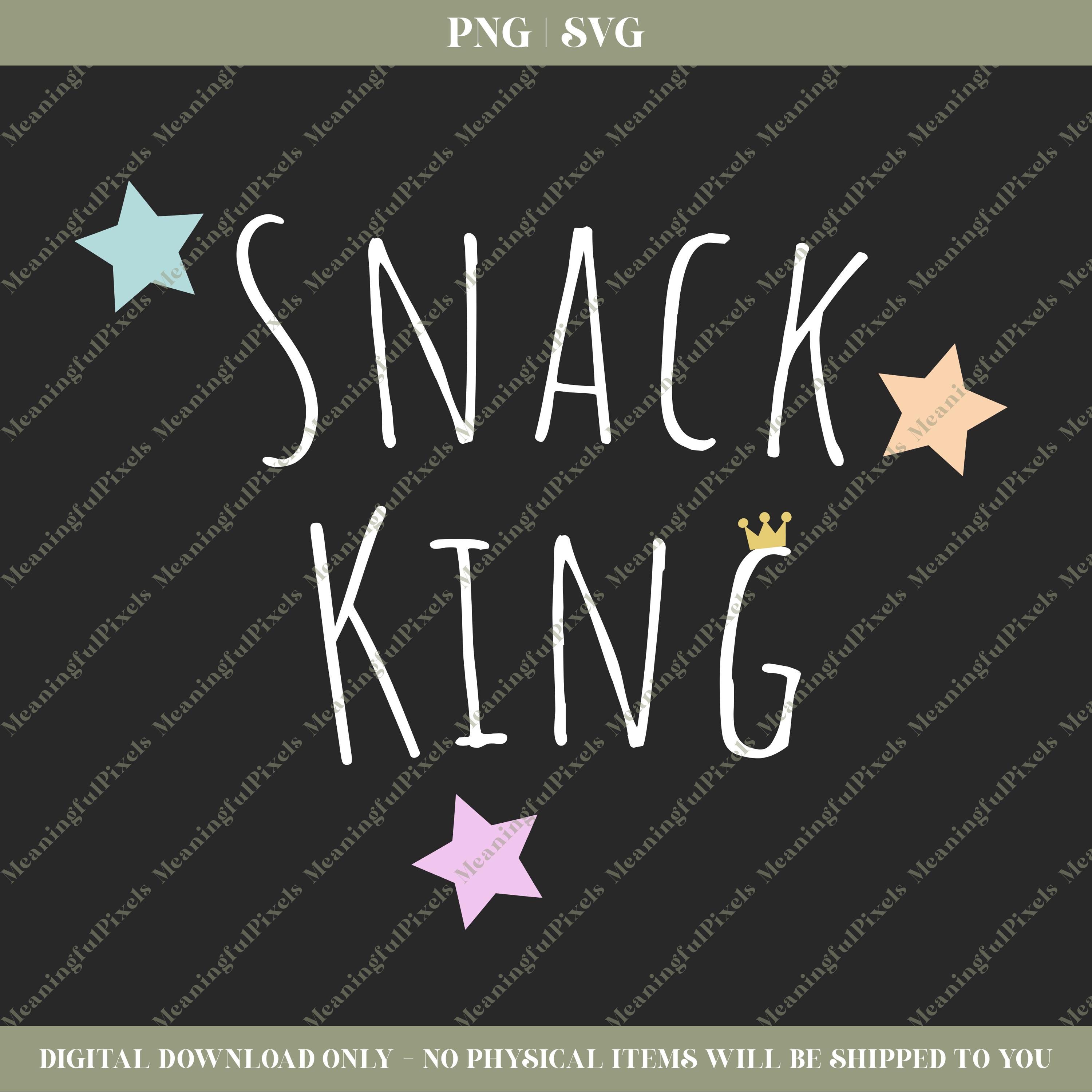 Snackmaster Svg Snack King SVG & PNG - Etsy
