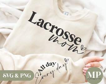 Lacrosse Mom SVG & PNG