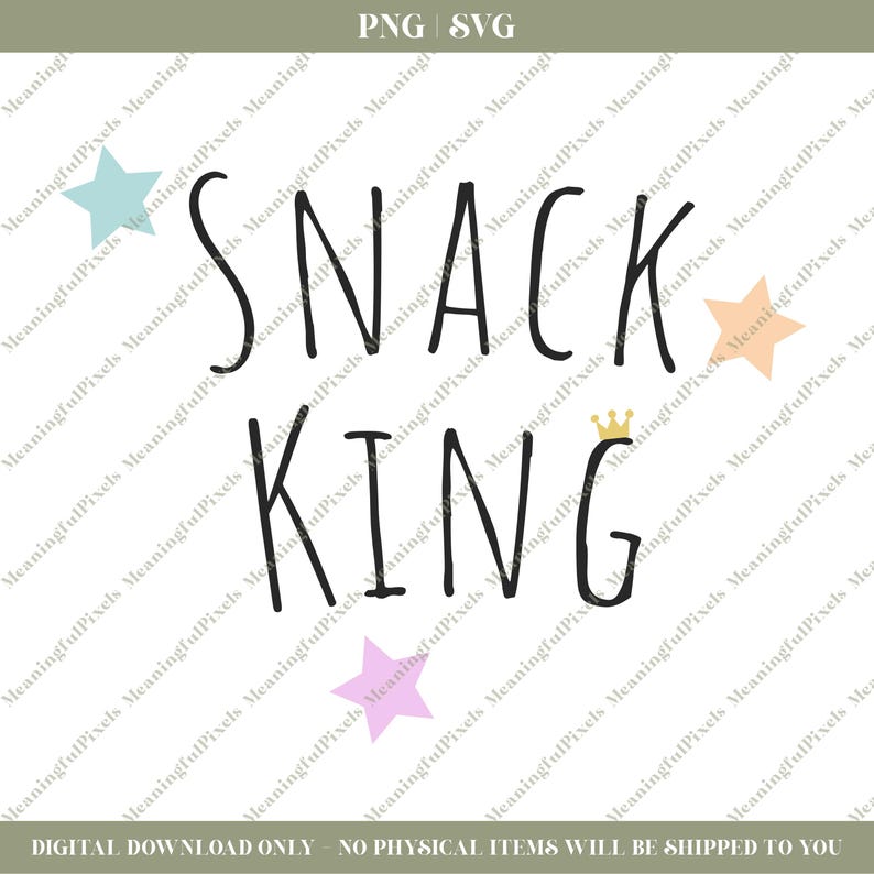 Snackmaster Svg Snack King SVG & PNG - Etsy