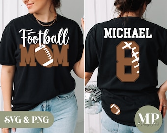 Custom Football Mom SVG & PNG