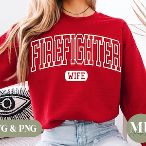 Feuerwehrmann Frau SVG & PNG