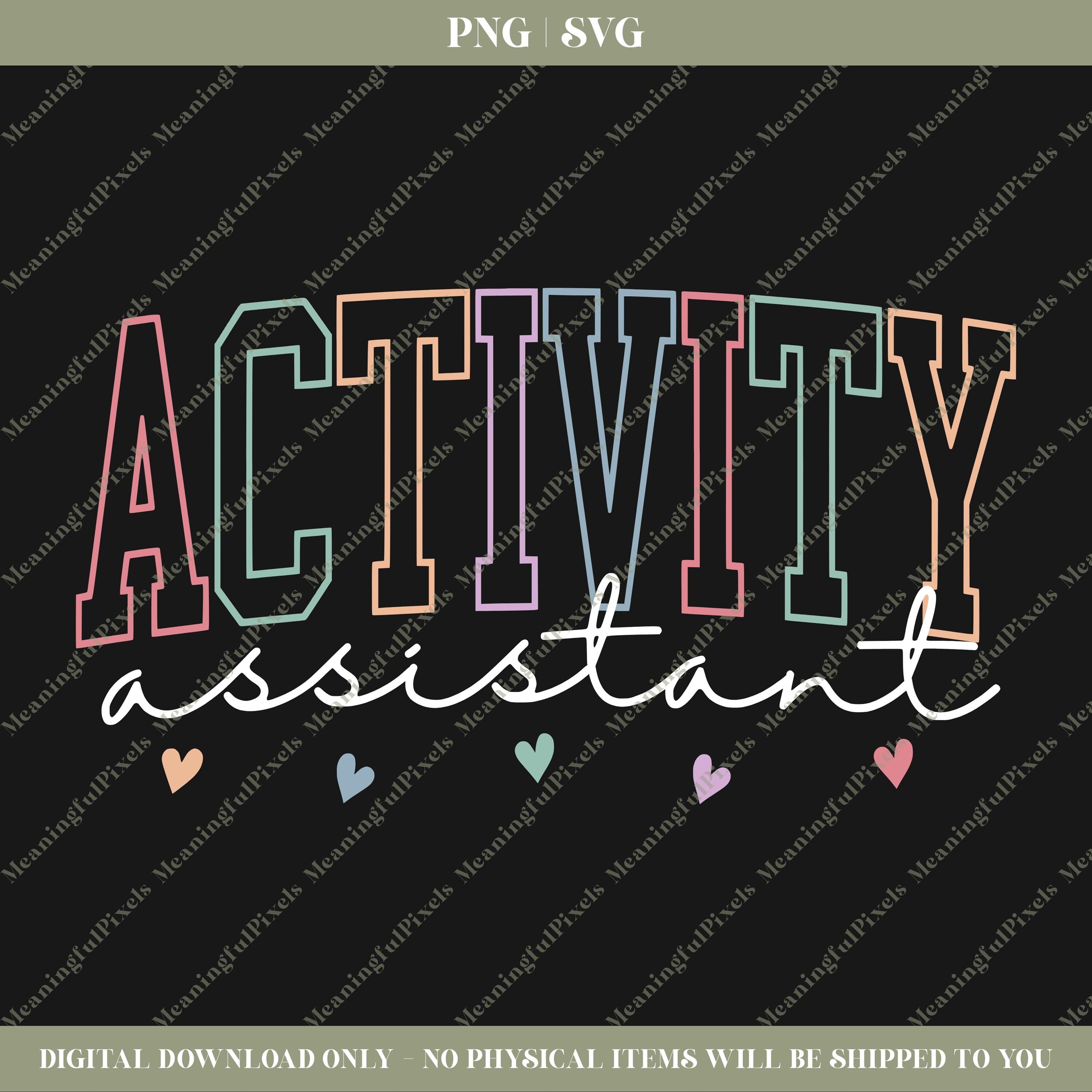 Activity Assistant SVG & PNG - Etsy