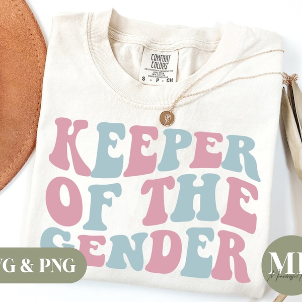 Keeper Of The Gender | Funny Gender Reveal/Pregnancy SVG & PNG