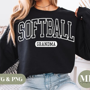 Softball Grandma SVG & PNG
