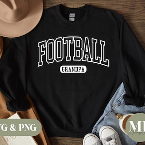 Football Grandpa SVG & PNG
