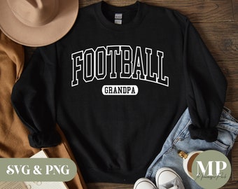 Football Grandpa SVG & PNG