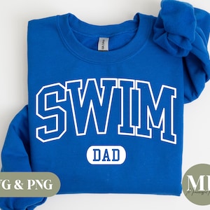 Swim Dad SVG & PNG