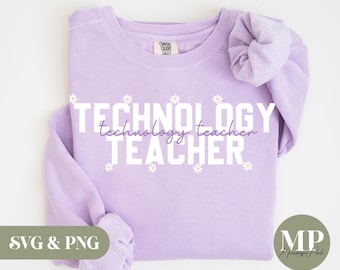 Technology Teacher SVG & PNG