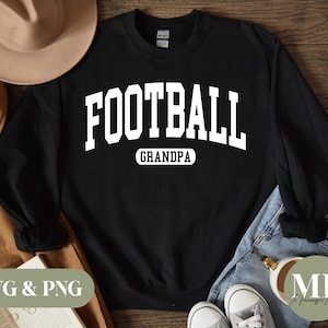 Football Grandpa SVG & PNG