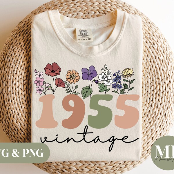 Vintage 1955 SVG & PNG