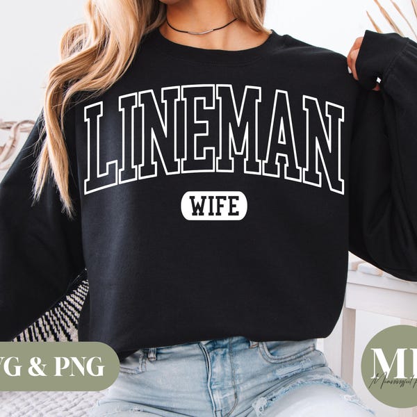 Lineman Frau SVG & PNG