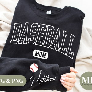 Custom Baseball Mom SVG & PNG