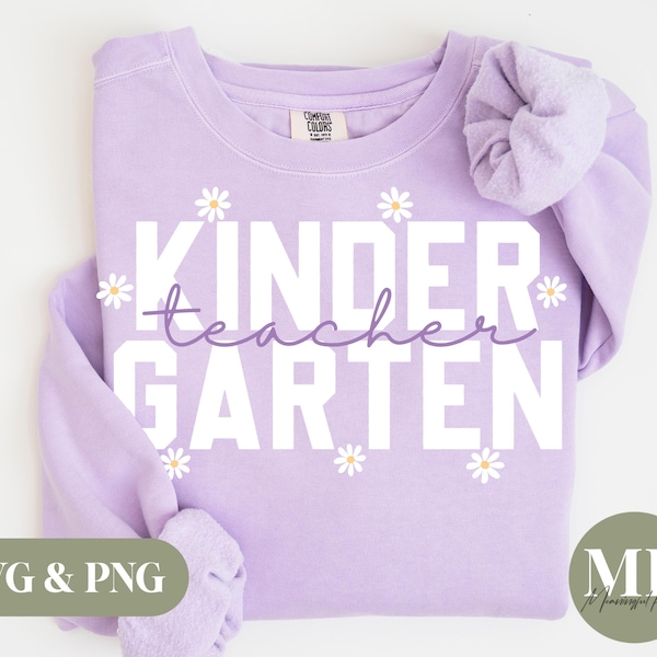 Kindergarten Teacher SVG & PNG