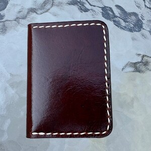 Minimalistische Geldbörse aus Leder