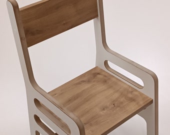 A children's chair for a preschool child - comfortable and safe