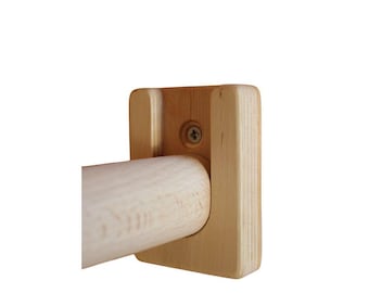 Brackets -18mm- for mounting the gymnastic bar to the door frame up to 100cm - 1 set, i.e. 2 pieces