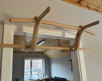 Multifunctional pull-up bar, mounted in the door frame, no screws required, universal