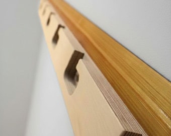 Full-height pull-up bar, adjustable - 10 height levels, wooden, max 145CM wide, mega strong