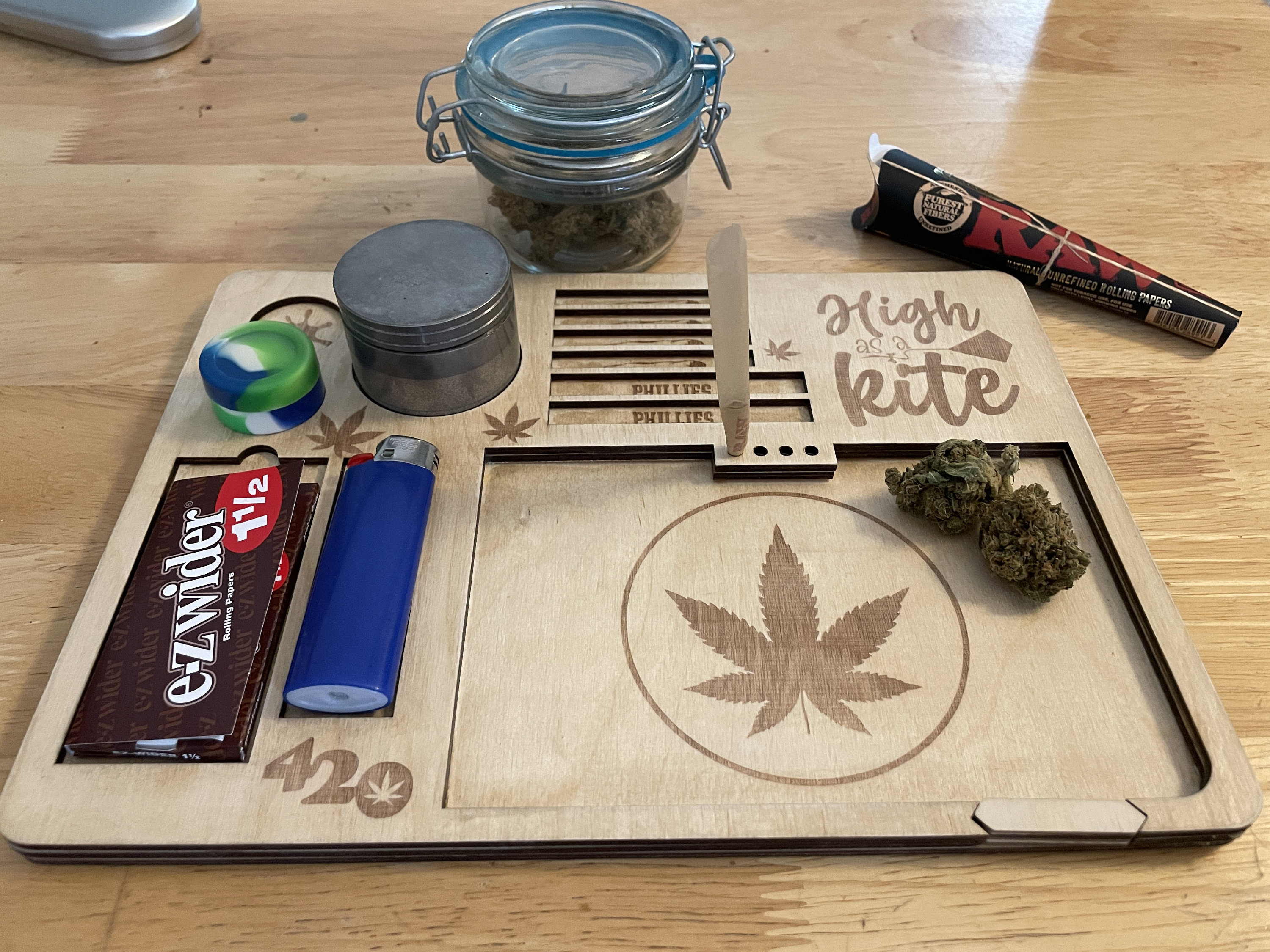 Rolling Tray Handmade Collection Budcessories Custom Wood Rolling