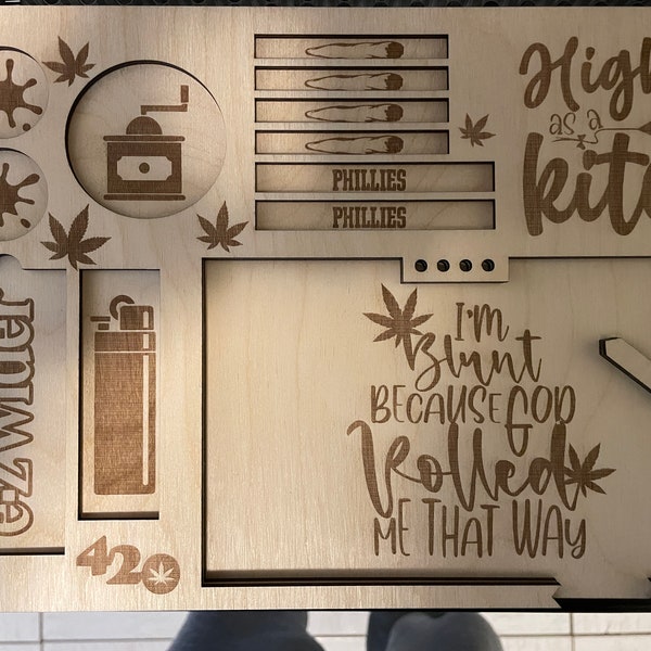 Rolling Tray 3 Layer SVG File 200mmx275mm (8"x11") - DIGITAL FILE