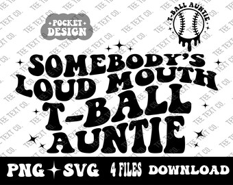 Somebody's Loud Mouth Auntie Svg Png, Loud Mouth Auntie Svg Png, Sports Auntie Svg Png, Game day, funny Day Svg Png